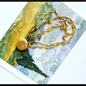 J Crew Necklace with picture pendant